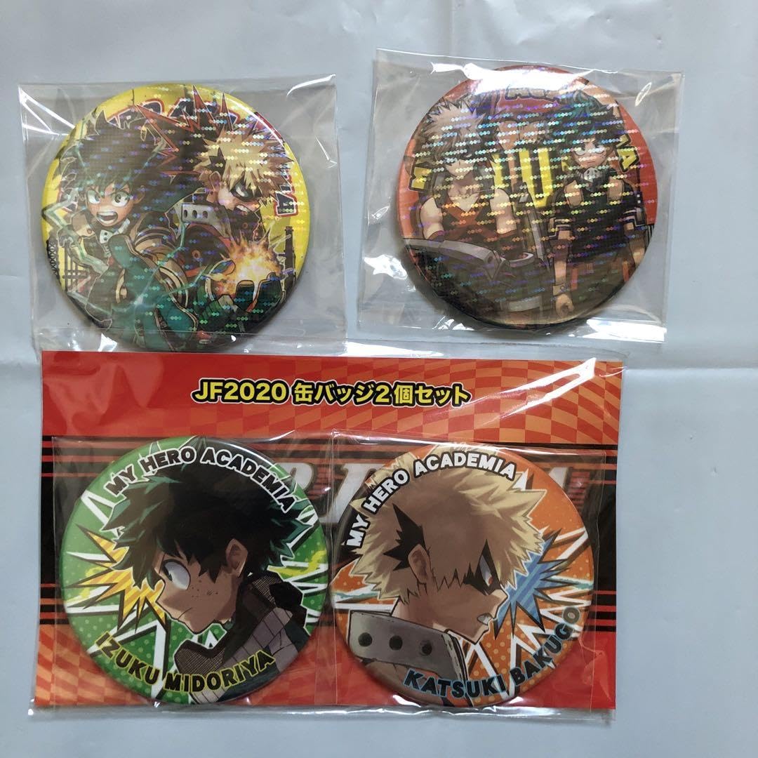 Amazon | ヒロアカ コレクション缶バッジ JF2020 デク爆豪 3点